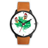 Shih Tzu Texas Christmas Print Wrist Watch