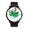 Shih Tzu Texas Christmas Print Wrist Watch