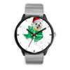 Maltese dog Texas Christmas Special Wrist Watch