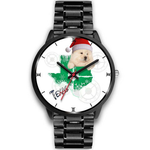 Chow Chow Dog Texas Christmas Special Wrist Watch