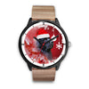 Newfoundland dog Christmas Special Wrist Watch