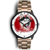 Siberian Husky Christmas Special Wrist Watch