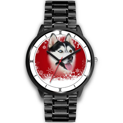 Siberian Husky Christmas Special Wrist Watch