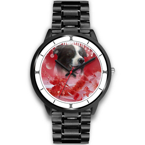 Border Collie Christmas Special Wrist Watch