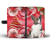 Cardigan Welsh Corgi On Christmas Print Wallet Case