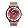 Cute Rottweiler Christmas Special Wrist Watch