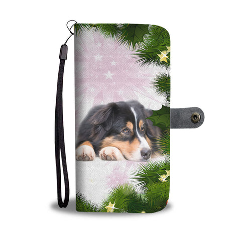 Australian Shepherd Dog Christmas Print Wallet Case