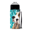 Cute Beagle Dog 3D Christmas Print Wallet Case
