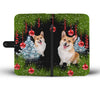 Amazing Cardigan Welsh Corgi Dog Christmas Print Wallet Case