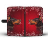 Doberman Pinscher Dog Christmas Print Wallet Case