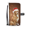 Nova Scotia Duck Tolling Retriever On Christmas Print Wallet Case