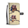 German Longhair Dog Print Wallet CaseAK State