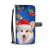 Cute Pembroke Welsh Corgi Christmas Print Wallet Case