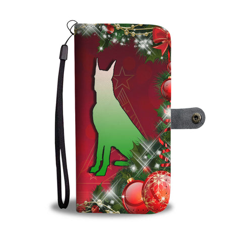 Great Dane Dog Art Christmas Print Wallet Case