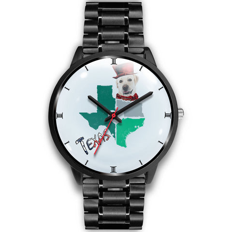 Labrador Retriever Texas Christmas Special Wrist Watch