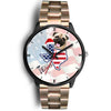 Pug Dog Texas Christmas Special Wrist Watch