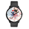 Pug Dog Texas Christmas Special Wrist Watch