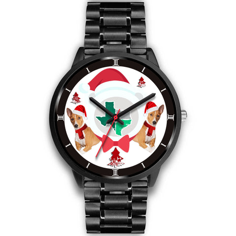 Basenji Dog Texas Christmas Special Wrist Watch