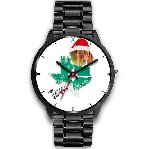 Vizsla Dog Texas Christmas Special Wrist Watch