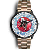 Siberian Husky Dog Texas Christmas Special Wrist Watch