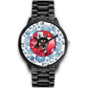 Siberian Husky Dog Texas Christmas Special Wrist Watch