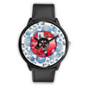 Siberian Husky Dog Texas Christmas Special Wrist Watch