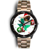 Tibetan Spaniel Texas Christmas Special Wrist Watch