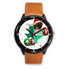 Tibetan Spaniel Texas Christmas Special Wrist Watch