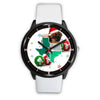 Tibetan Spaniel Texas Christmas Special Wrist Watch