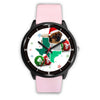 Tibetan Spaniel Texas Christmas Special Wrist Watch