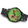 Australian Terrier On Christmas Florida Wrist Watch