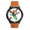 Beagle Dog On Christmas Florida Wrist Watch