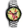 Belgian Malinois Dog On Christmas Florida Wrist Watch