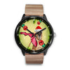 Belgian Malinois Dog On Christmas Florida Wrist Watch