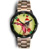 Belgian Malinois Dog On Christmas Florida Wrist Watch