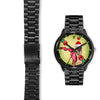 Belgian Malinois Dog On Christmas Florida Wrist Watch