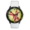 Belgian Malinois Dog On Christmas Florida Wrist Watch