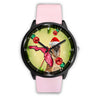 Belgian Malinois Dog On Christmas Florida Wrist Watch