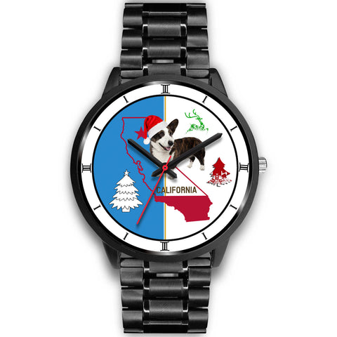 Cardigan Welsh Corgi California Christmas Special Wrist Watch