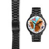 Basset Hound Dog New York Christmas Special Wrist Watch
