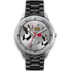 Boston Terrier California Christmas Special Silver Wrist Watch