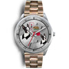 Boston Terrier California Christmas Special Silver Wrist Watch