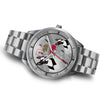 Boston Terrier California Christmas Special Silver Wrist Watch