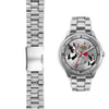 Boston Terrier California Christmas Special Silver Wrist Watch