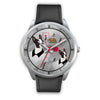 Boston Terrier California Christmas Special Silver Wrist Watch