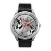 Boston Terrier California Christmas Special Silver Wrist Watch