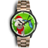 Lovely Bichon Frise On Christmas Florida Wrist Watch