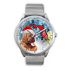 Bloodhound On Christmas Florida Wrist Watch