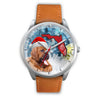 Bloodhound On Christmas Florida Wrist Watch