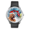 Bloodhound On Christmas Florida Wrist Watch